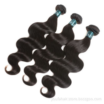 Wholesale Original Human Hair Body Wave Cuticle Intact Aligned Raw Virgin Hair Cheap Brazilian Mink Weave Bundles and Closure